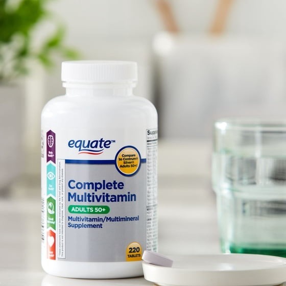 Equate Complete Multivitamin Tablets for Adults Aged 50+ 220 Count
