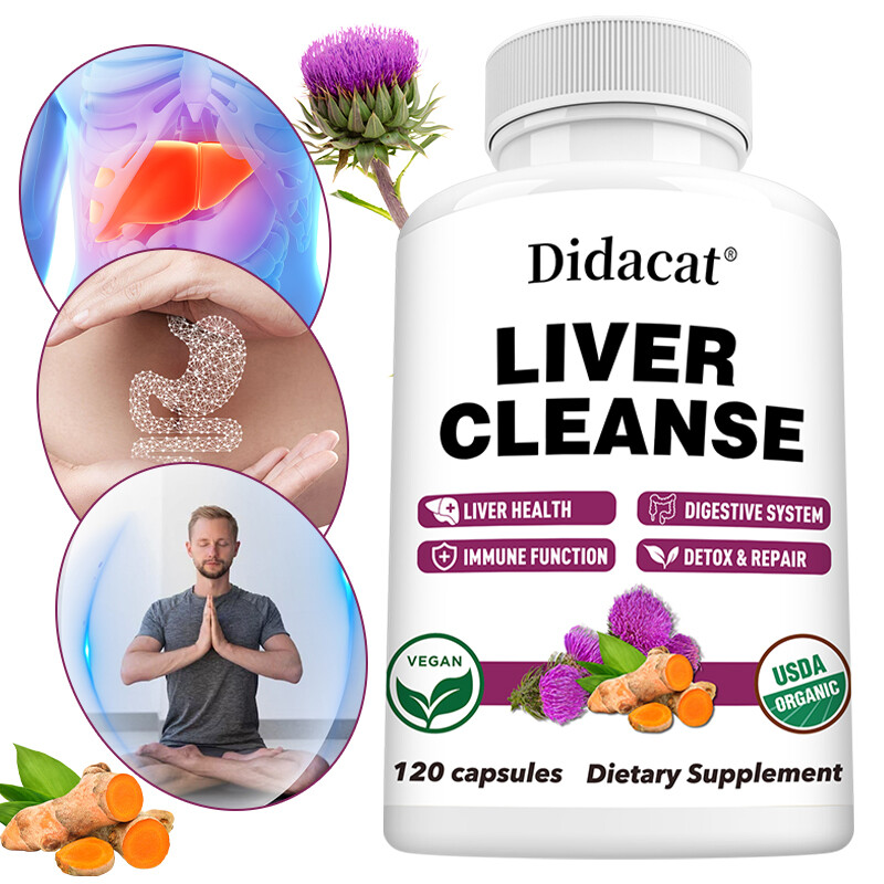 Milk Thistle (Silymarin) Extract liver cleanser liver detox repair capsules