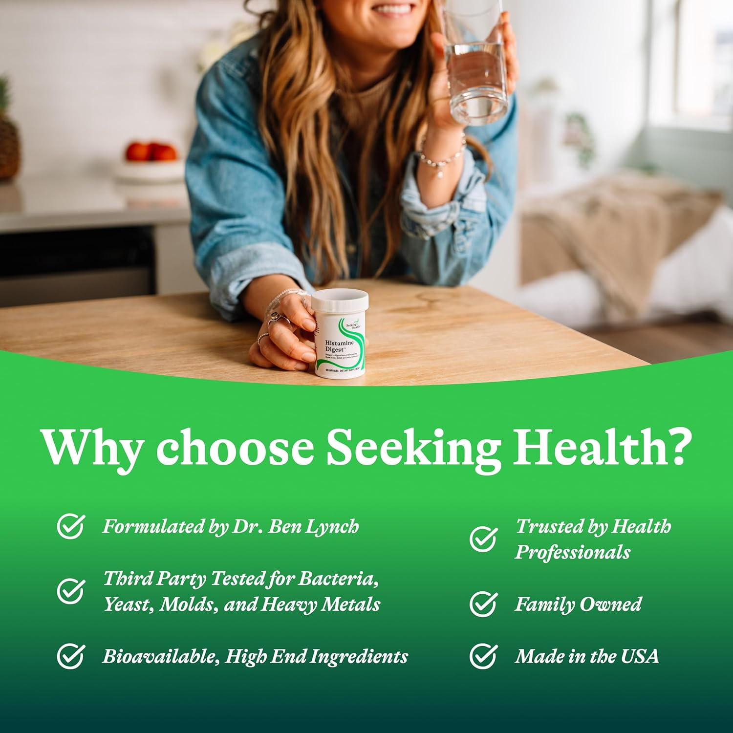 Seeking Health DAO Enzyme – Formerly Histamine Digest | 30 Count Exp 11/26
