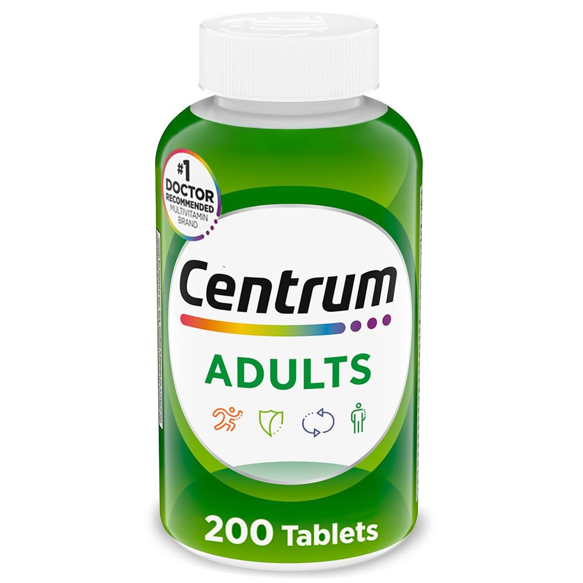 Centrum Adults Multivitamin 200 Tablets Immune Support B C E FROM USA