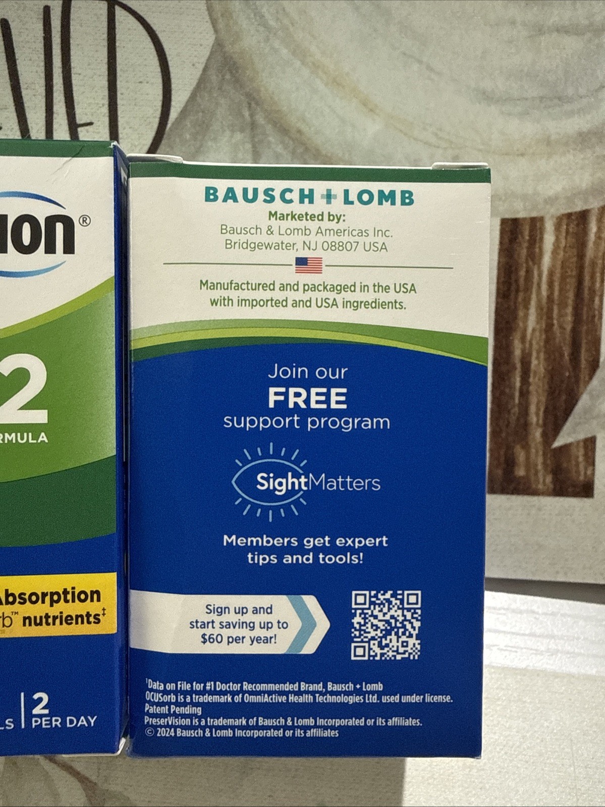 PreserVision Areds 2 – 30 Mini Soft Gels (2 Pack) Exp 09/26
