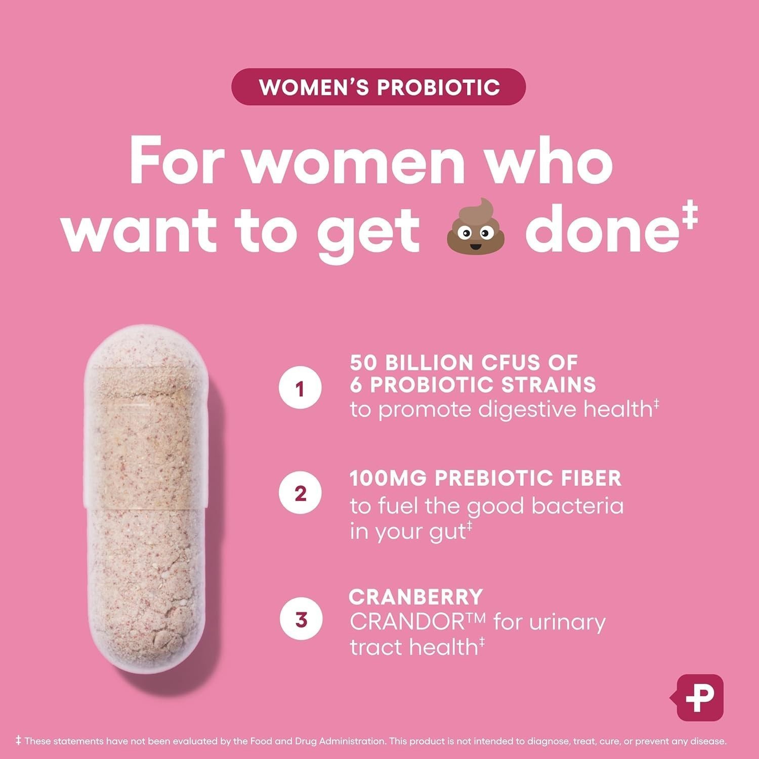 Physician’s Choice Women’s Probiotic with 50 Billion CFU Natural Prebiotic Blend