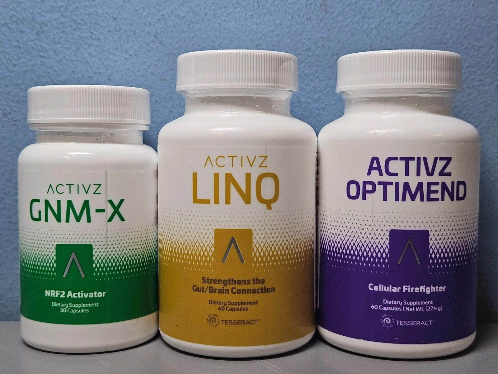 Authentic ACTIVZ TRIFECTA Set: (1) GNMX + LINQ + OPTIMEND – 11/26+ EXPIRATION