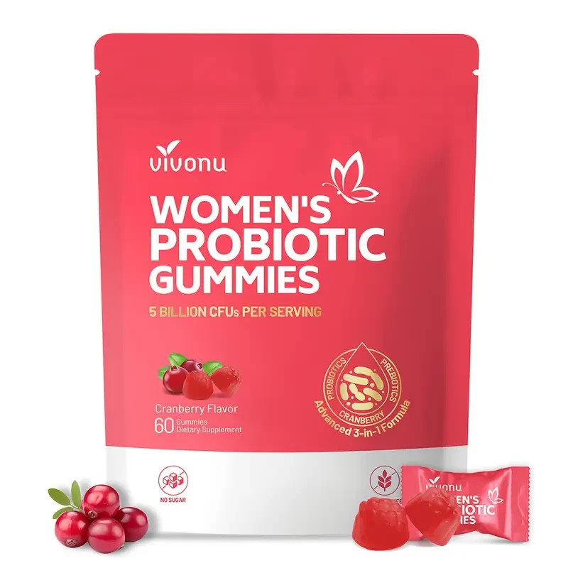 Vaginal Probiotics for Women, Feminine Balance pH Gummies 60ct/1bag