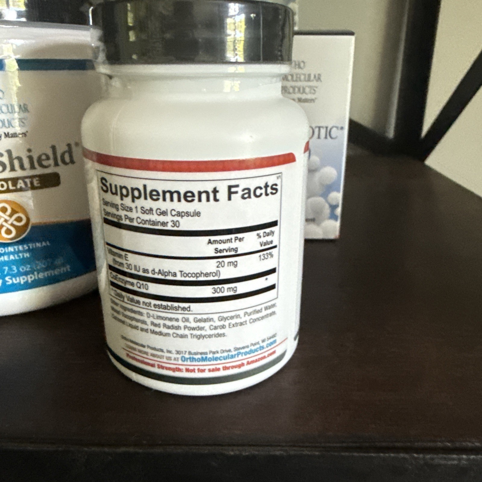 CoQ-10 300 mg-30 Capsules -Ortho Molecular
