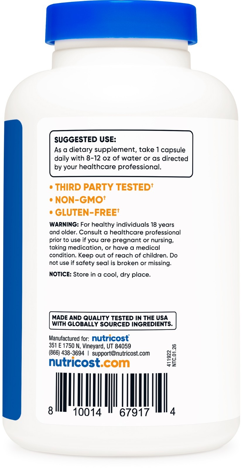Nutricost Bitter Melon 600mg, 180 Capsules – Gluten Free, Non-GMO