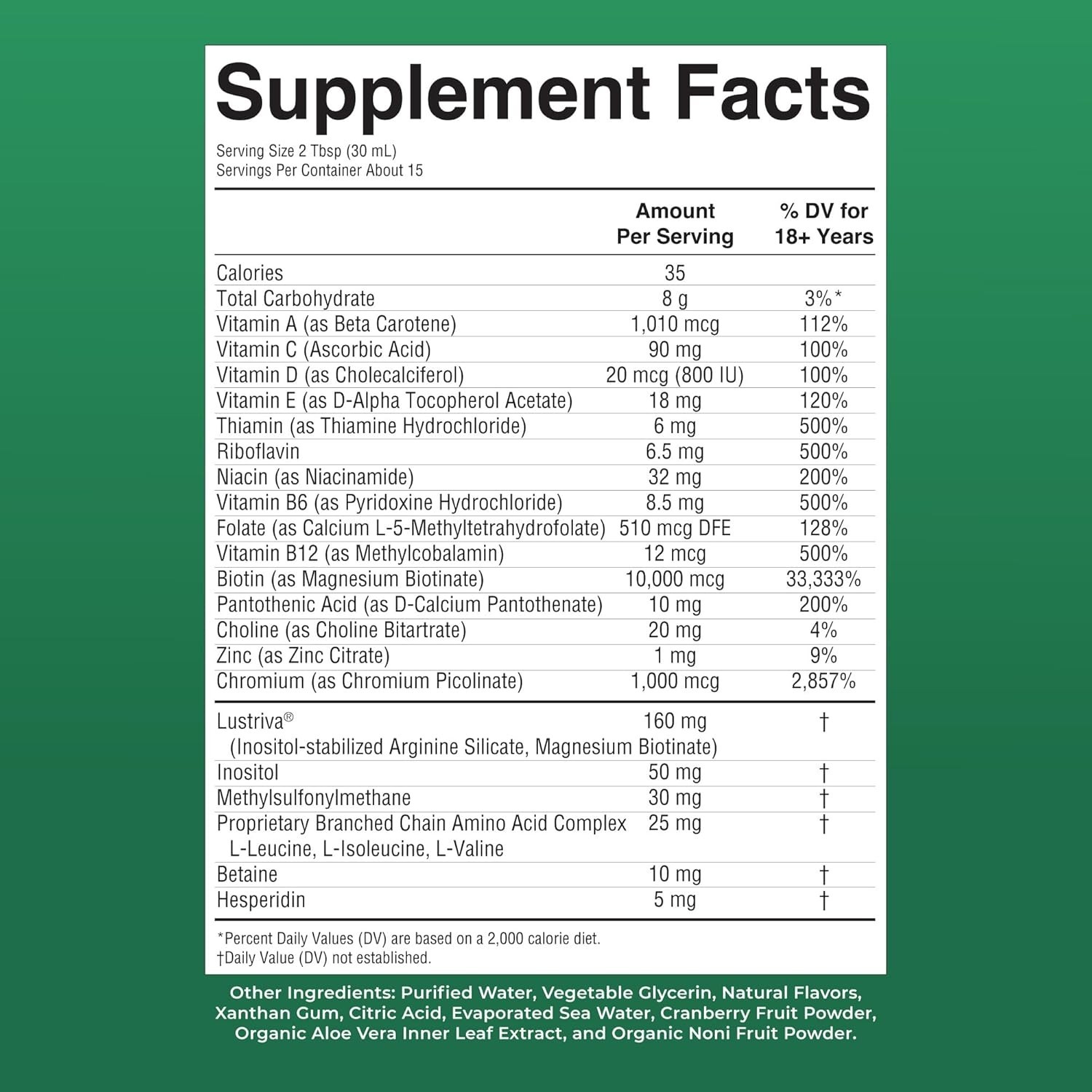MaryRuth’s Liquid Multivitamin + Hair Growth | Biotin 15.22 Fl Oz (Pack of 1)