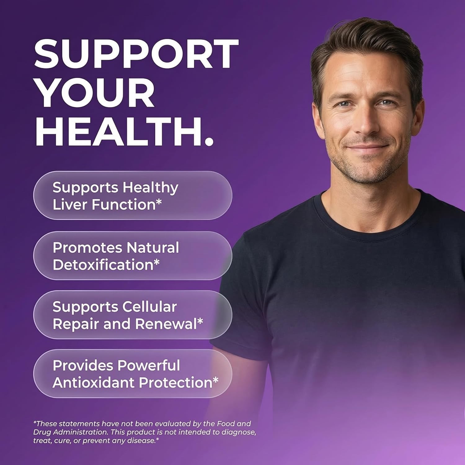 All-In-One Liver Support Supplement with Milk Thistle & N-Acetyl Cysteine Drops