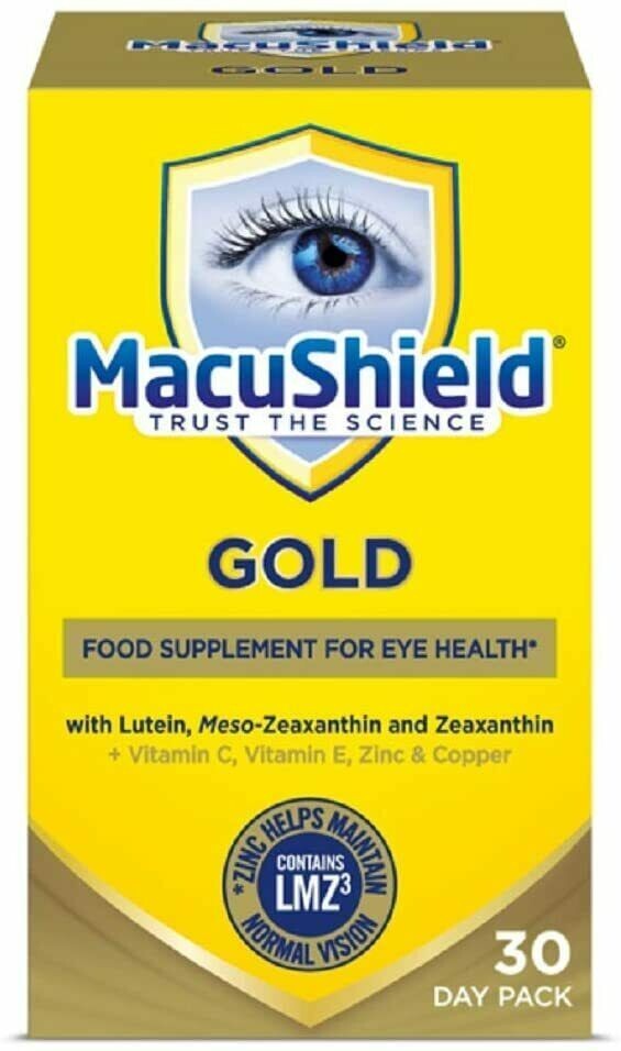 MacuShield Gold 90 Capsules Food Supplement