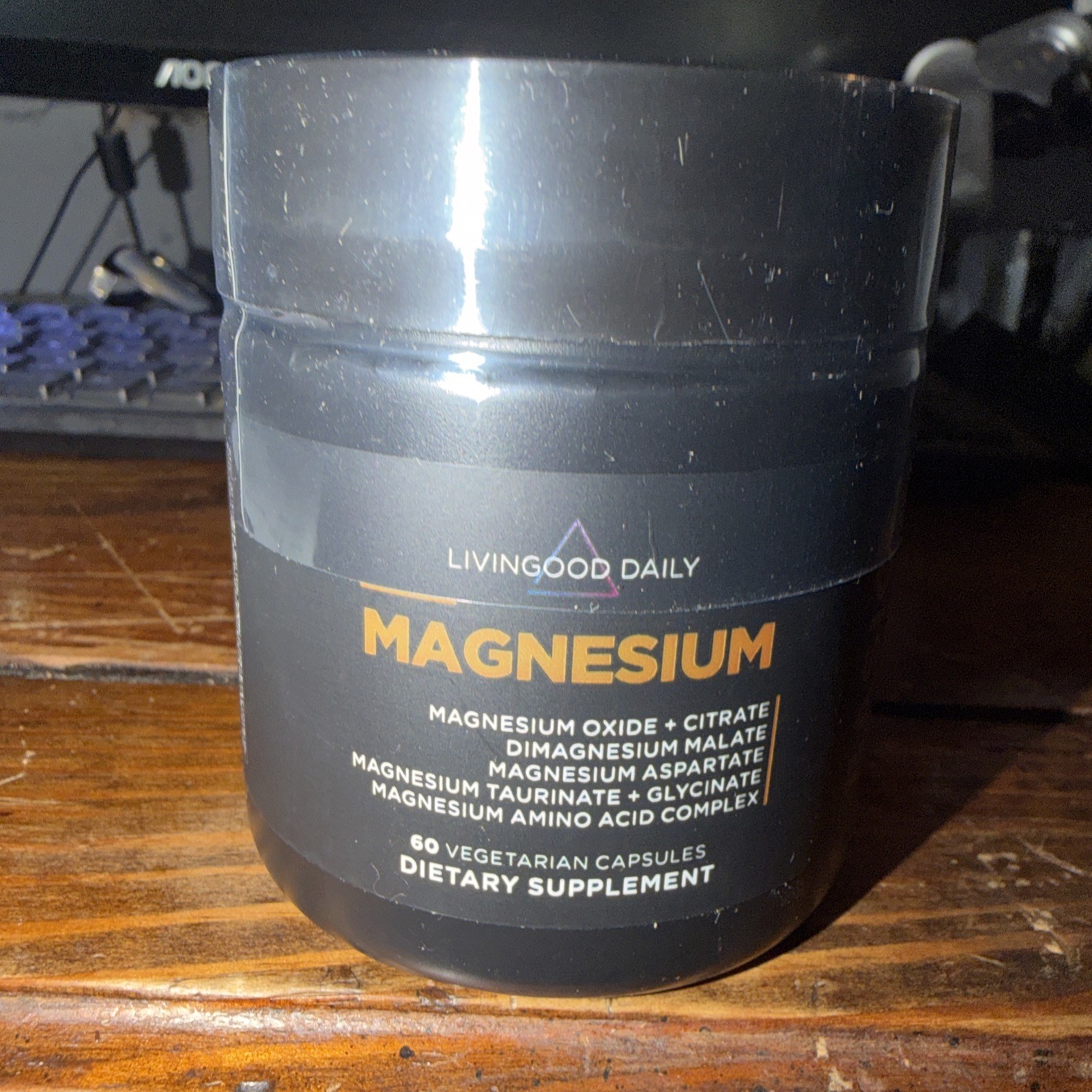 Livingood Daily Magnesium Supplement with 60 Count (Pack of 1)
