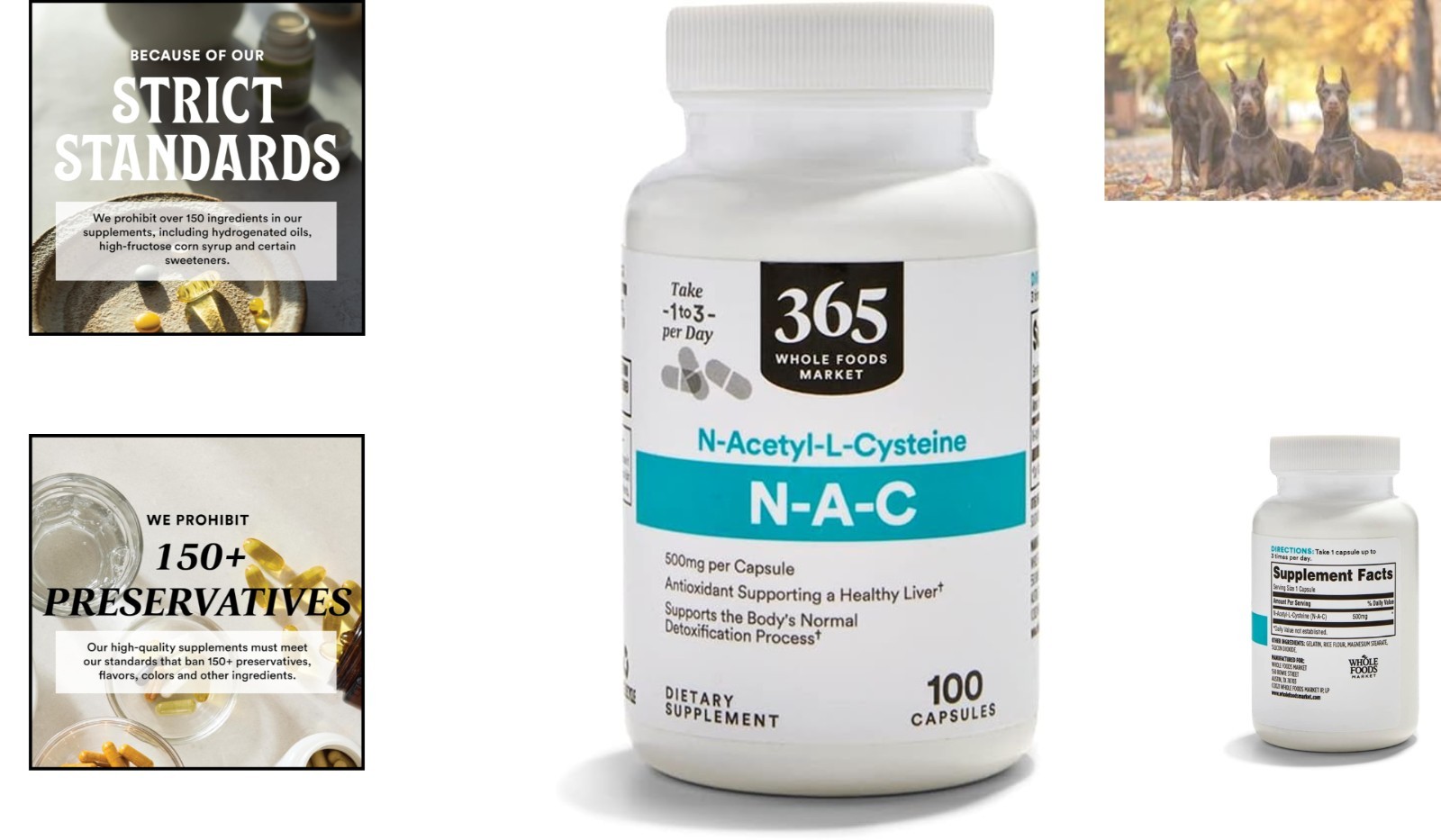 N-Acetyl L-Cysteine 500mg Supplements – 100 Capsules for Detoxify Boost