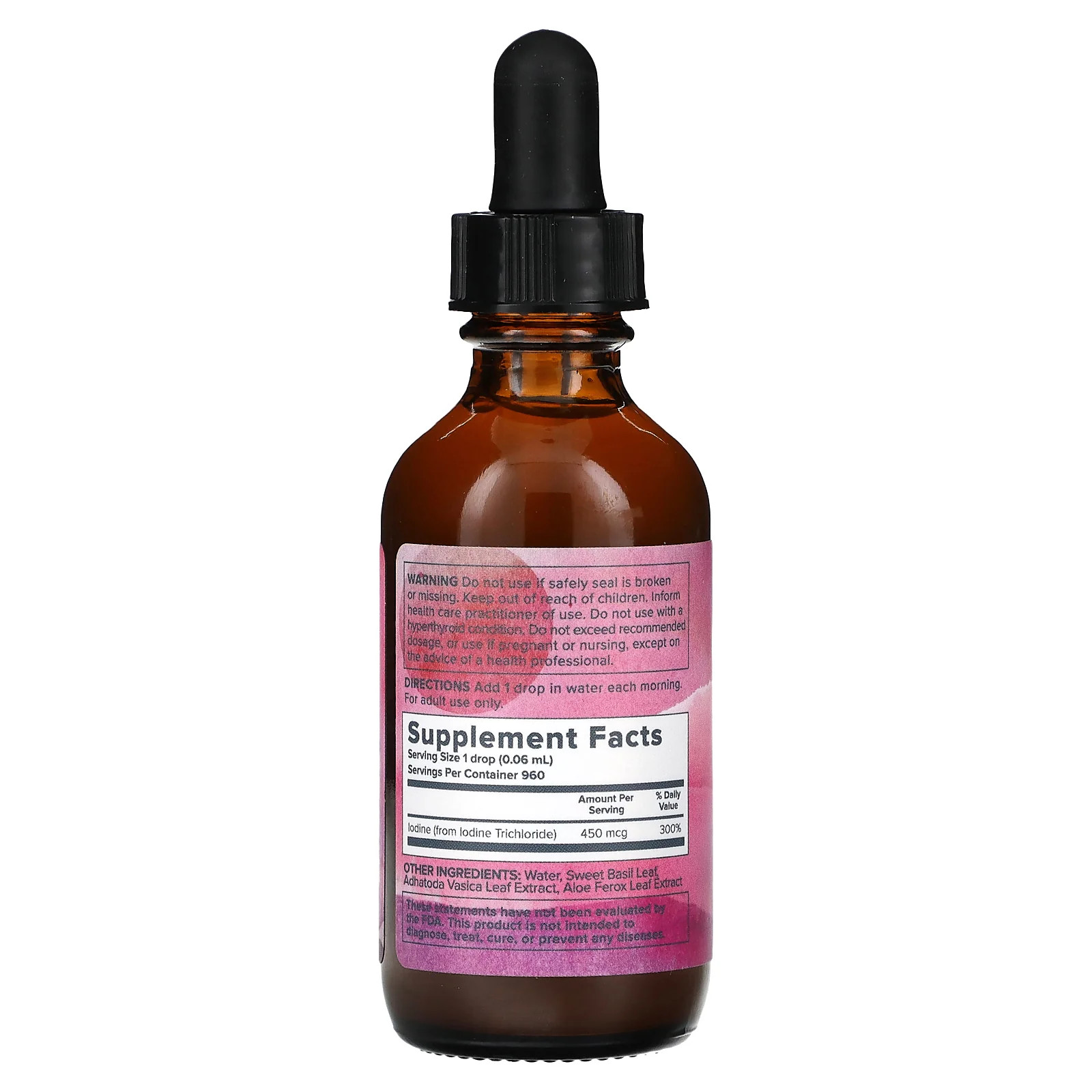 2 X Heritage Store, Atomidine, 450 mcg, 2 fl oz (59 ml)