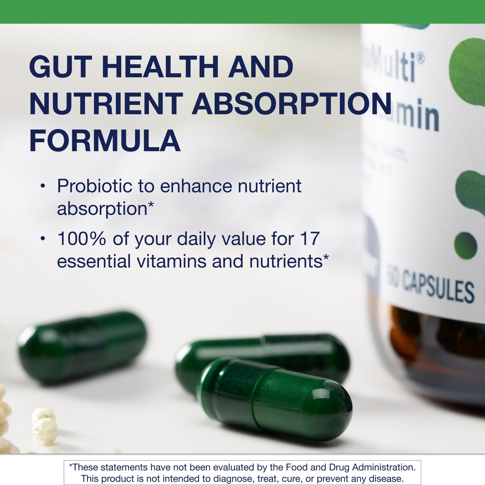 Metagenics UltraFlora Probiotic + Multivitamin – All-in-One Daily Gut Health…