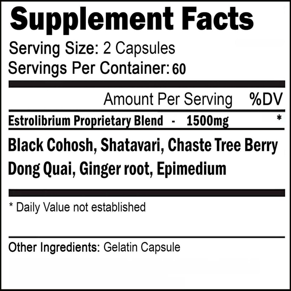 Enhanced Women’s Hormone Balancing Supplement 30 To 120 Capsules