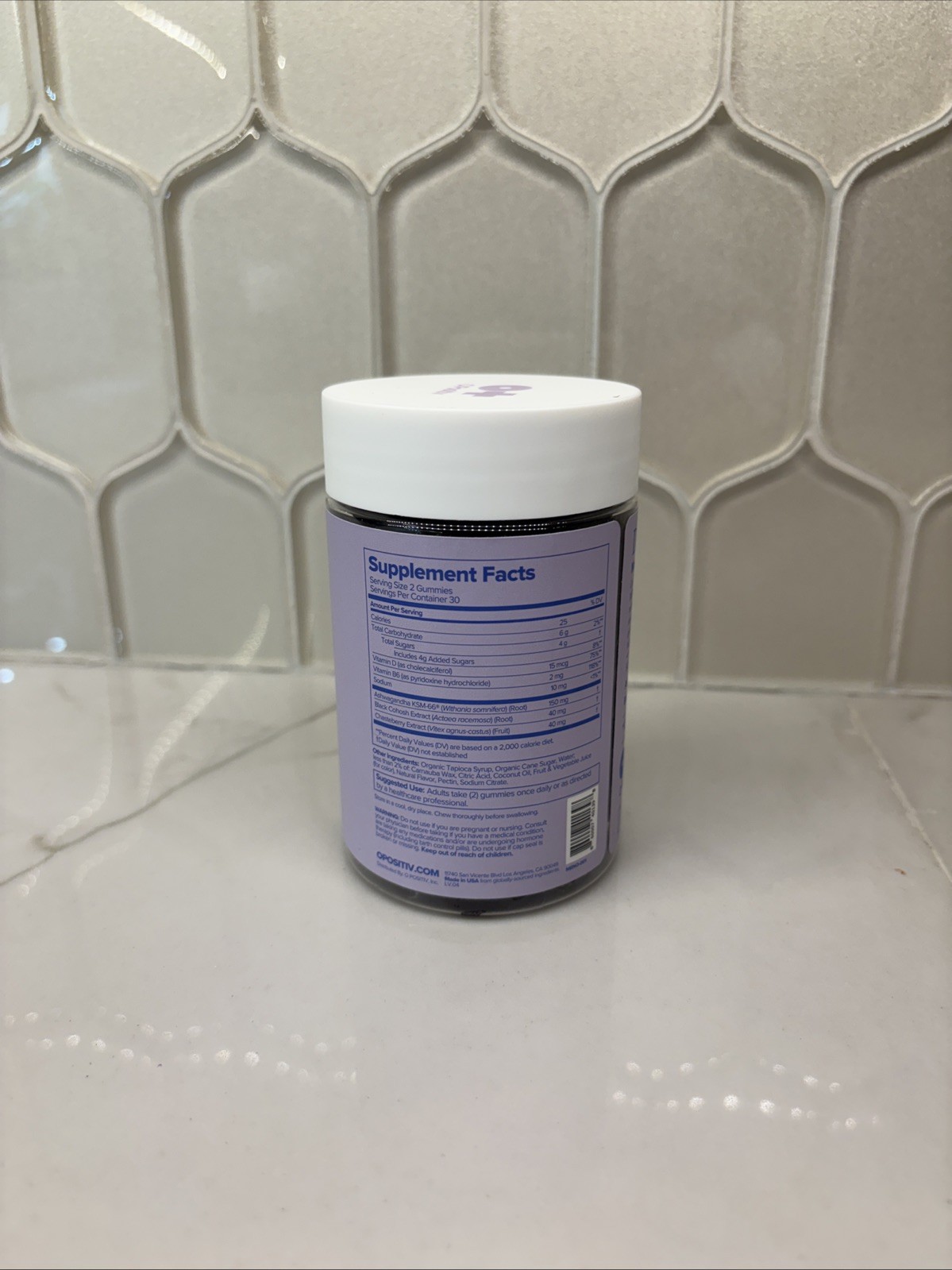 OPositiv Health MENO Menopause Gummy Vitamins 60 Vegan Gummies New
