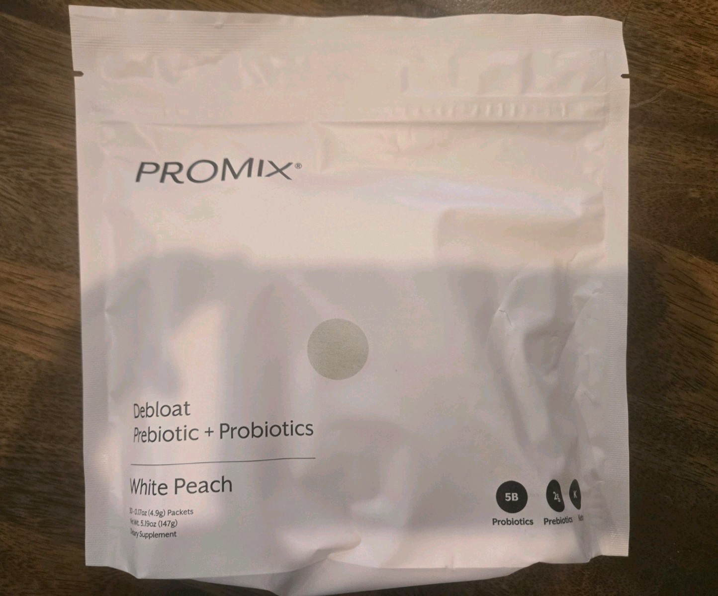 Promix Debloat Prebiotic + Probiotics White Peach Supplement 30 Packs