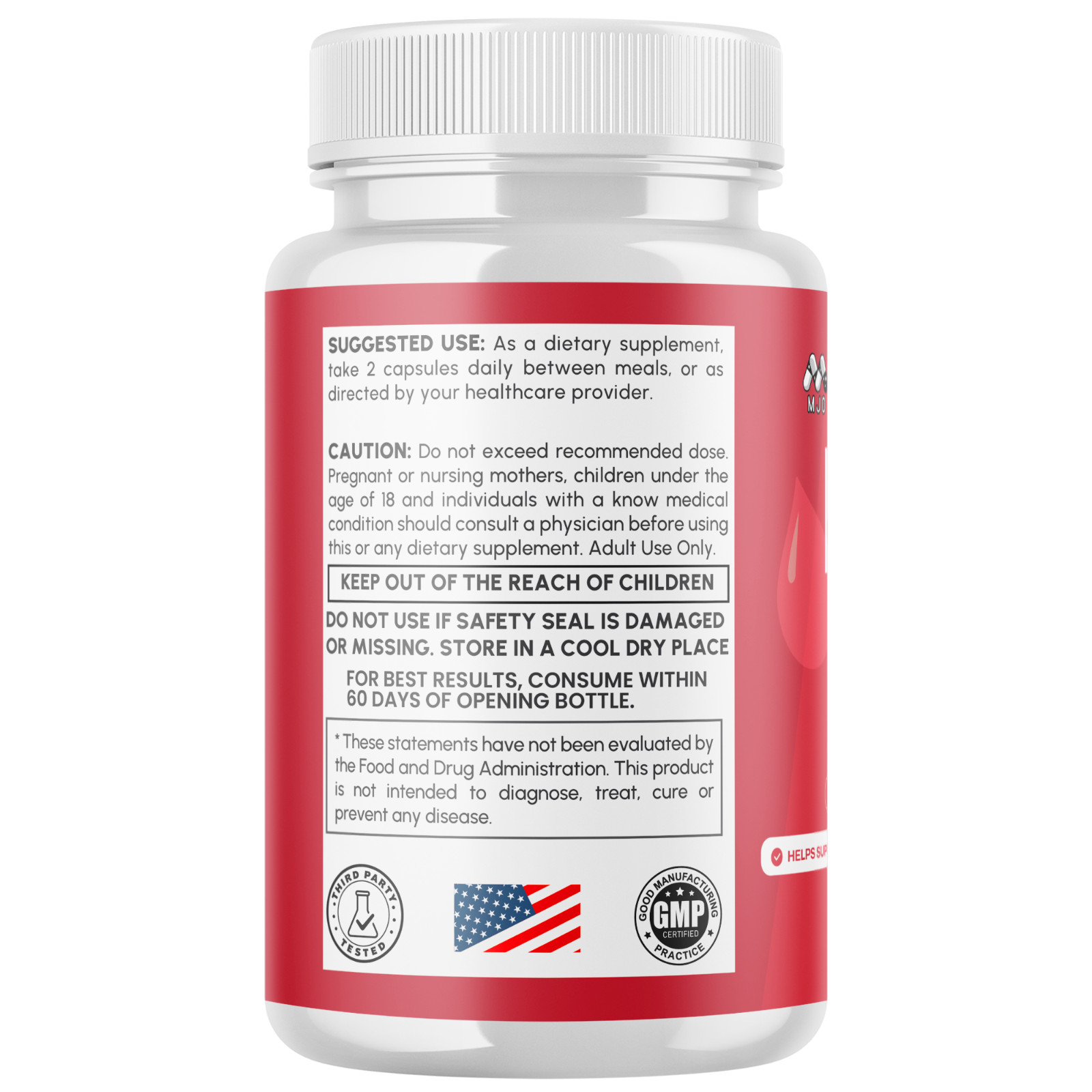 (3 Pack) Lipojaro Advanced Energy & Fitness Formula Vitamin Lipo Jaro 180 Caps