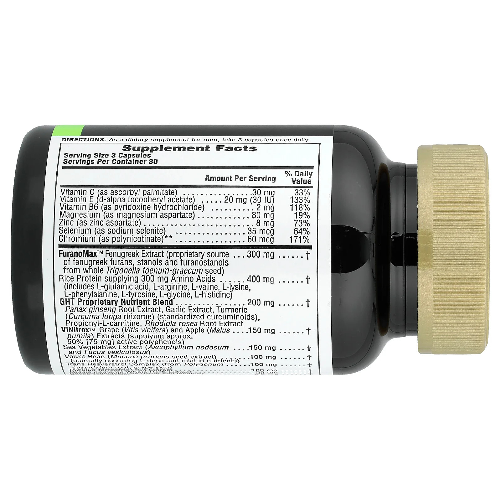 2 X NaturesPlus, GHT Male�, 90 Capsules