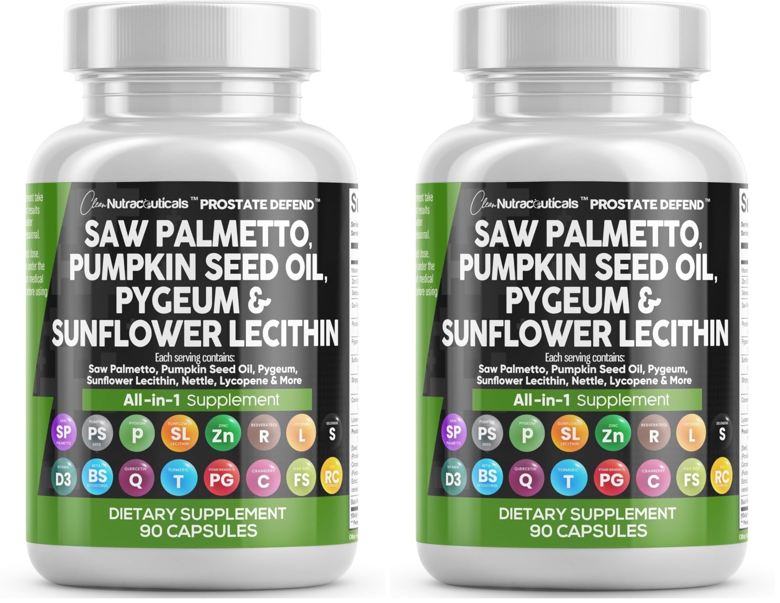 Prostate Health Supplements for Men – Saw Palmetto, Pumpkin Seed Oil, Lycopene –