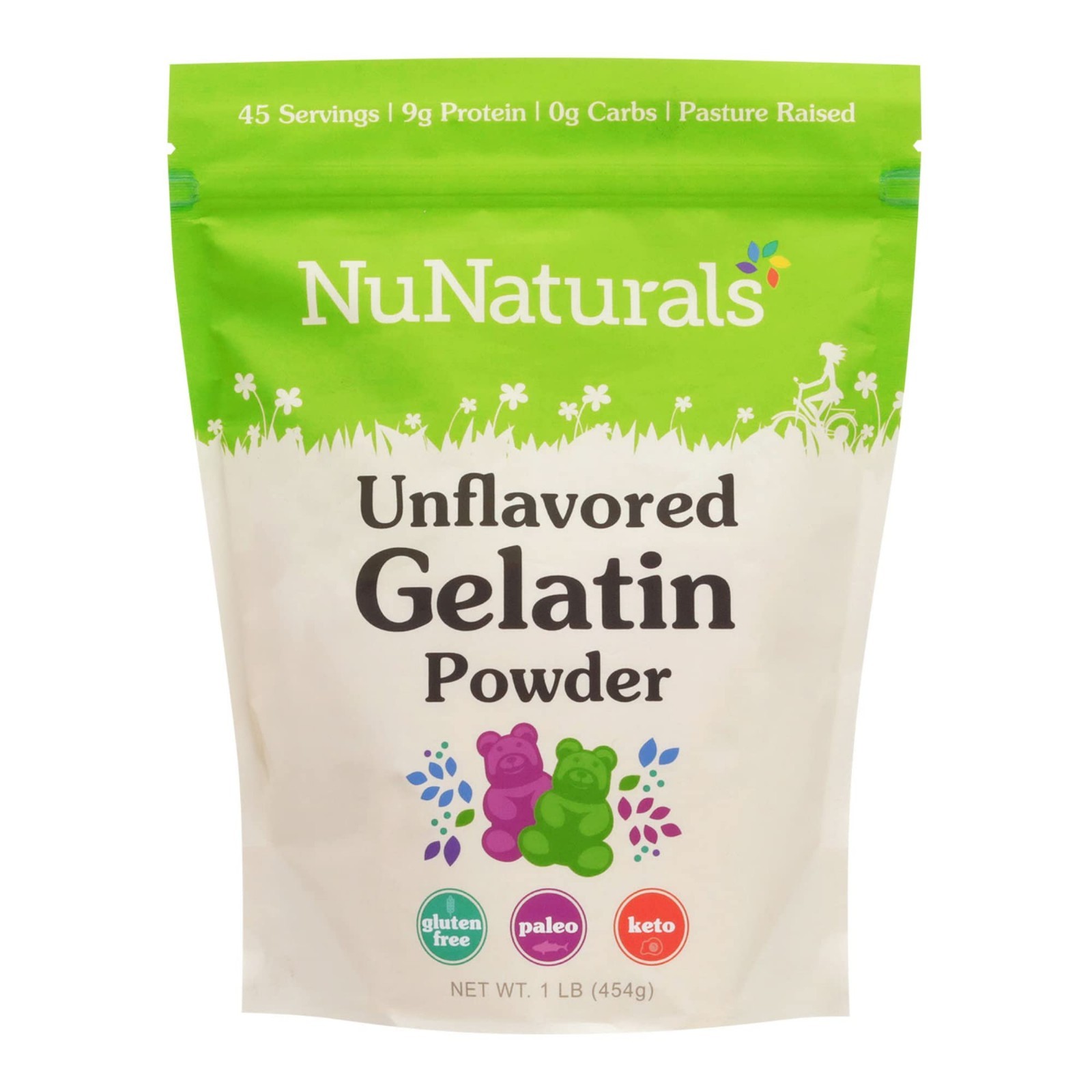 Unflavored Beef Gelatin Powder – Instantly Thickens, Stabilizes & Texturizes, 1