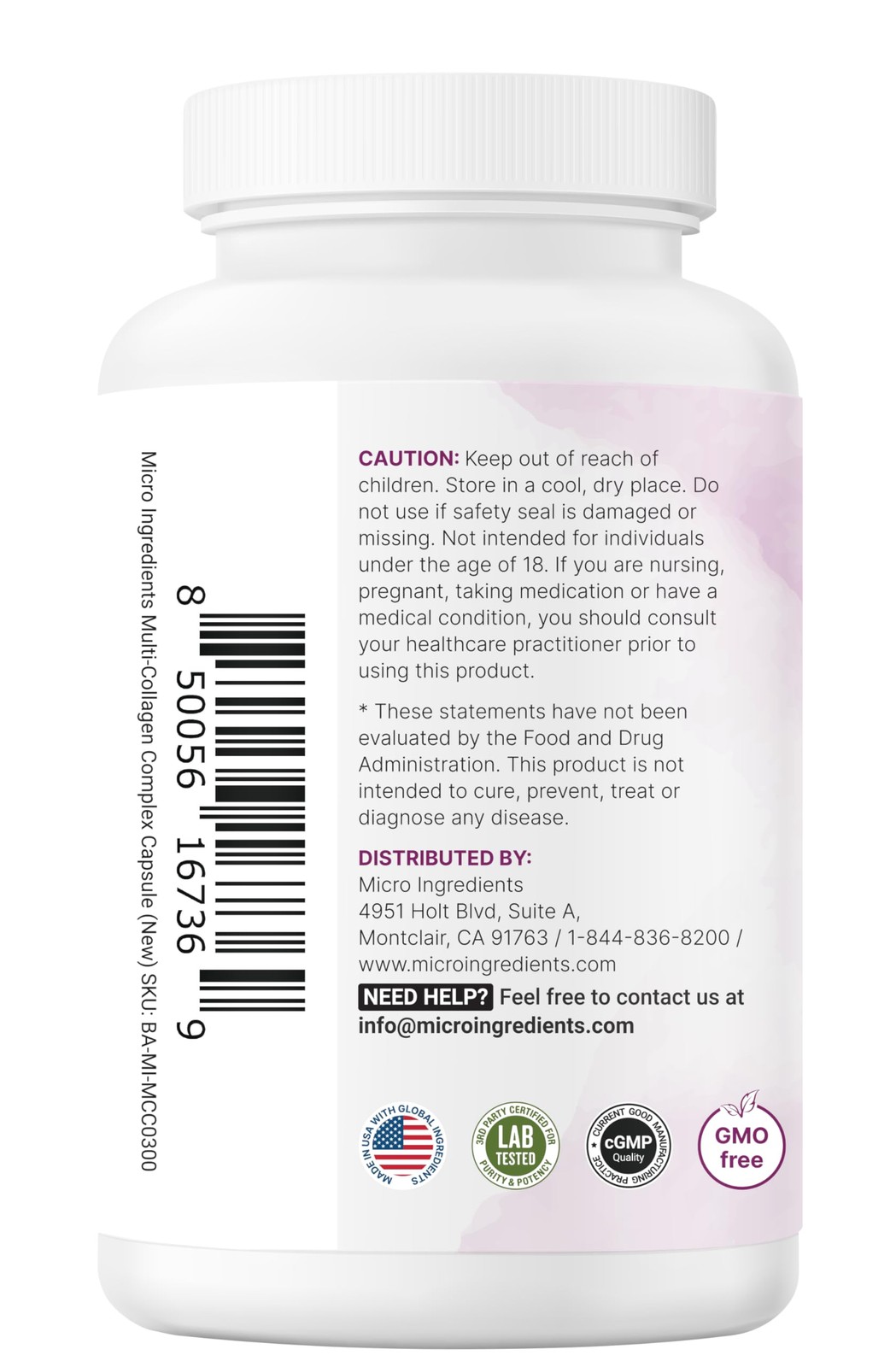 Micro Ingredients 2 Pack Multi Collagen Pills for Women 240 Count (Pack of 2)