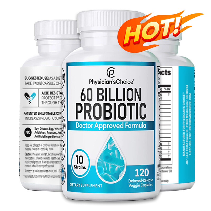Quality 60 Billion Probiotics Immune System Boosting Mood Supports Digestive Gut