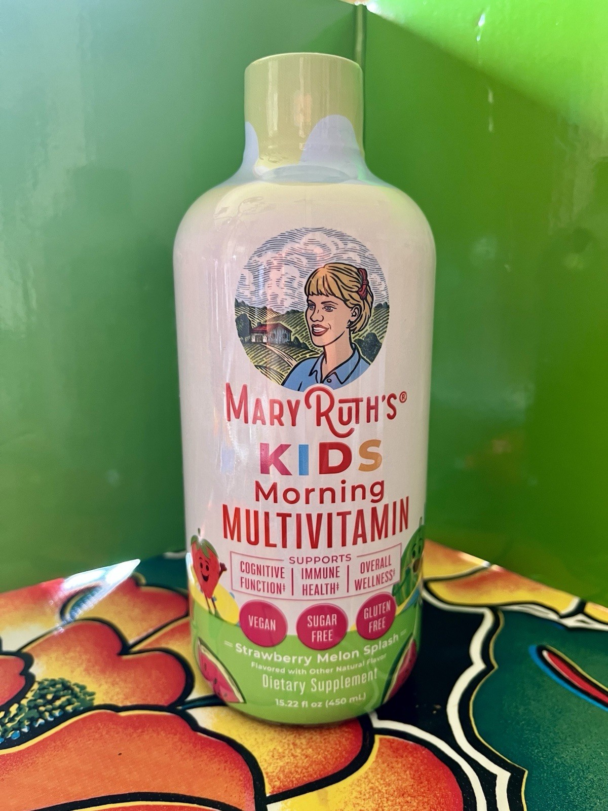 Mary Ruth’s Liquid Kids Morning Multivitamin Strawberry Melon Splash 15.22 Fl Oz