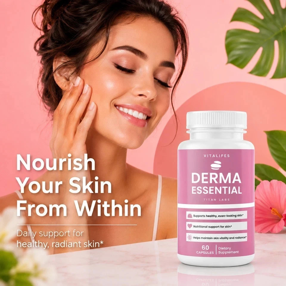 Derma Essential Probiotics Advanced Healthy Skin Support 60 Capsules