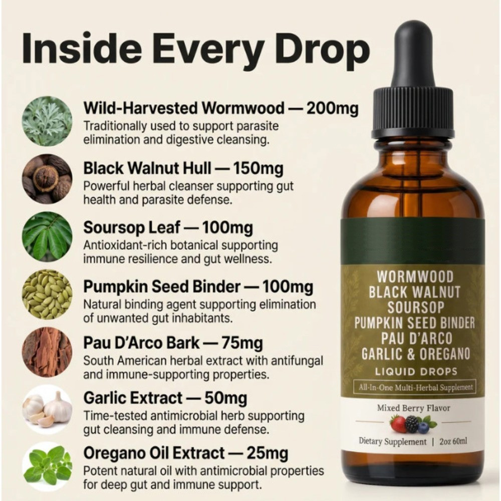 1-3Pack Lymphatic Drainage Drops – Organic Lymphatic Drainage Supplement ~ HOT