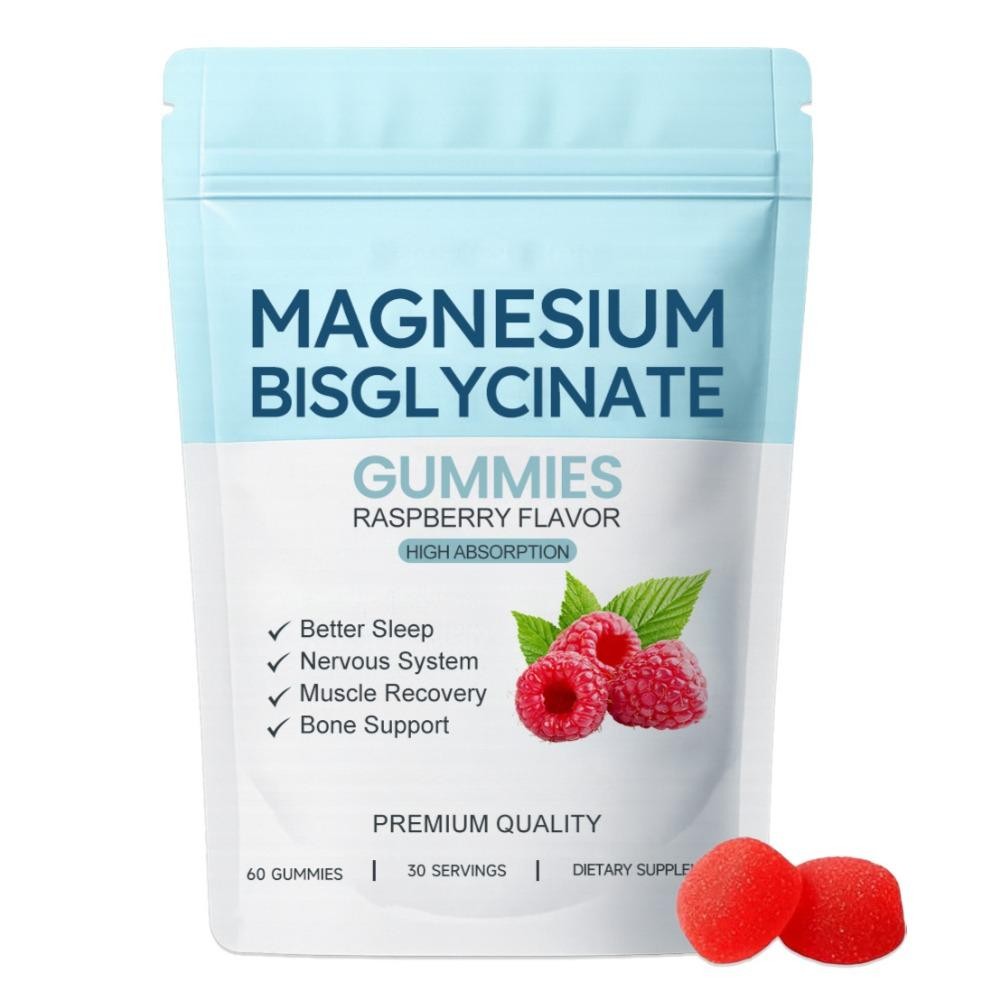 400mg Magnesium Bisglycinate Chelate 60 Gummies-, Magnesium Bisglycinate Gummies