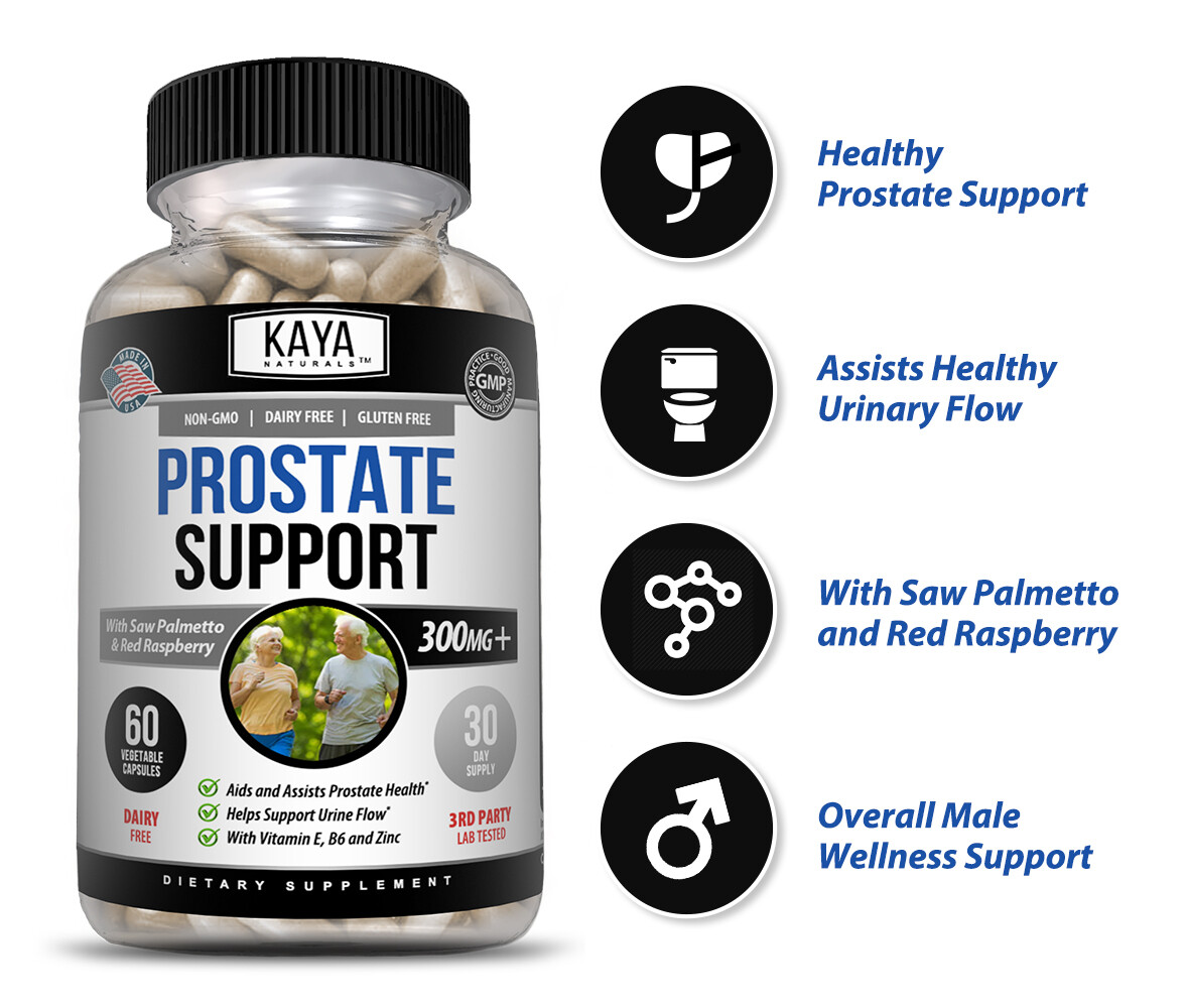 Prostate Support – Saw Palmetto – Reduce Frequent Urination, Stamina supplement