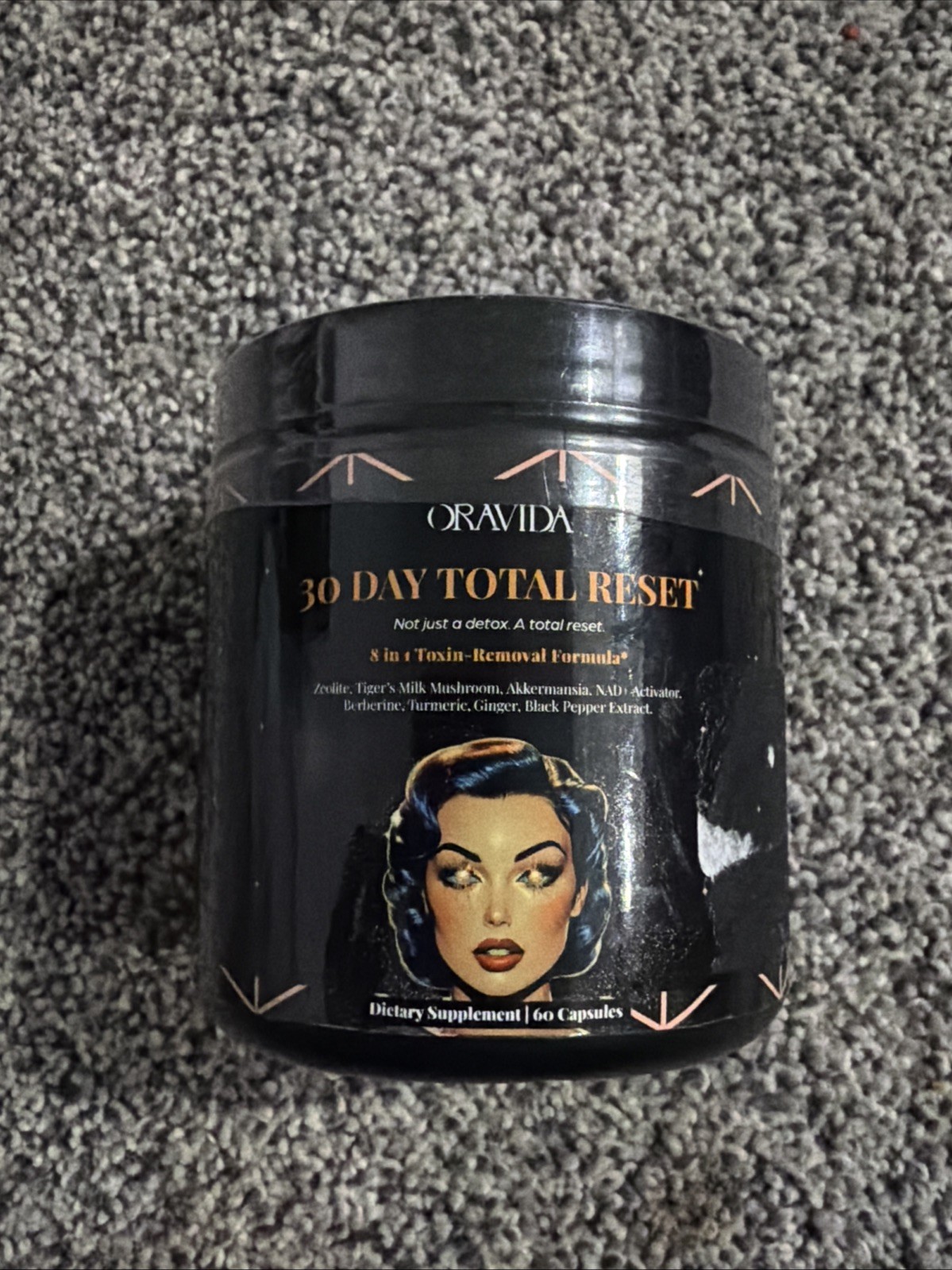 Oravida 30 Day Total Reset 60 Capsules New Sealed