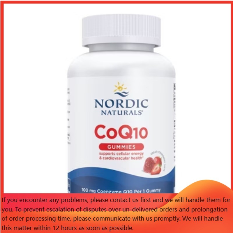 Nordic Naturals CoQ10 Dietary Supplement Gummies – 60ct: Non-GMO, Gluten-Free