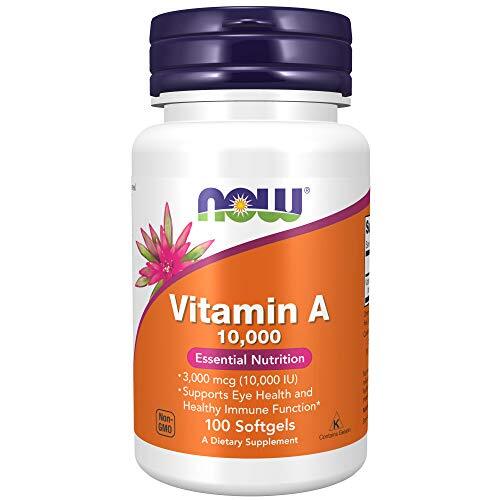 NOW FOODS Vitamin A 10,000 IU – 100 Softgels