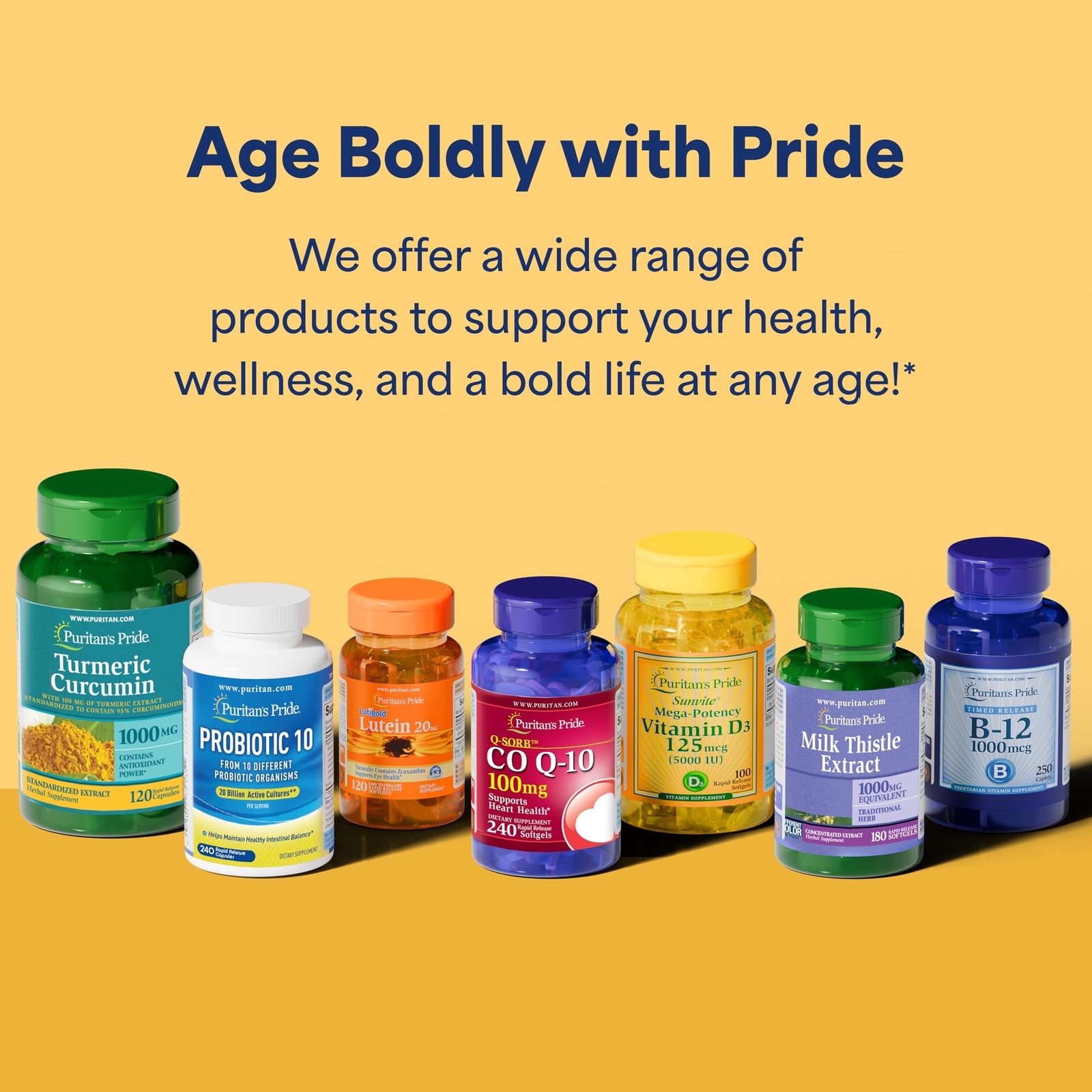 Puritan’s Pride Daily Probiotic Acidophilus, 100 250 Count (Pack of 1)