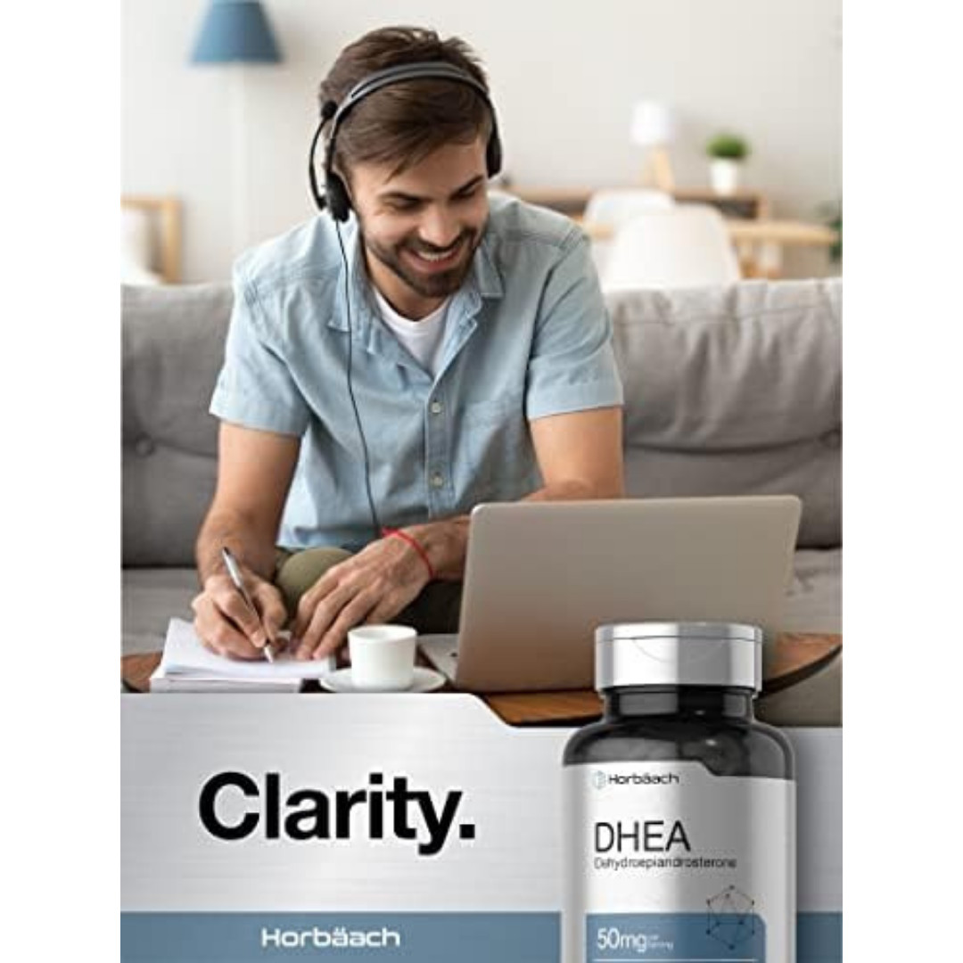 DHEA 50mg | 150 Capsules | Non-GMO, Gluten Free Supplement