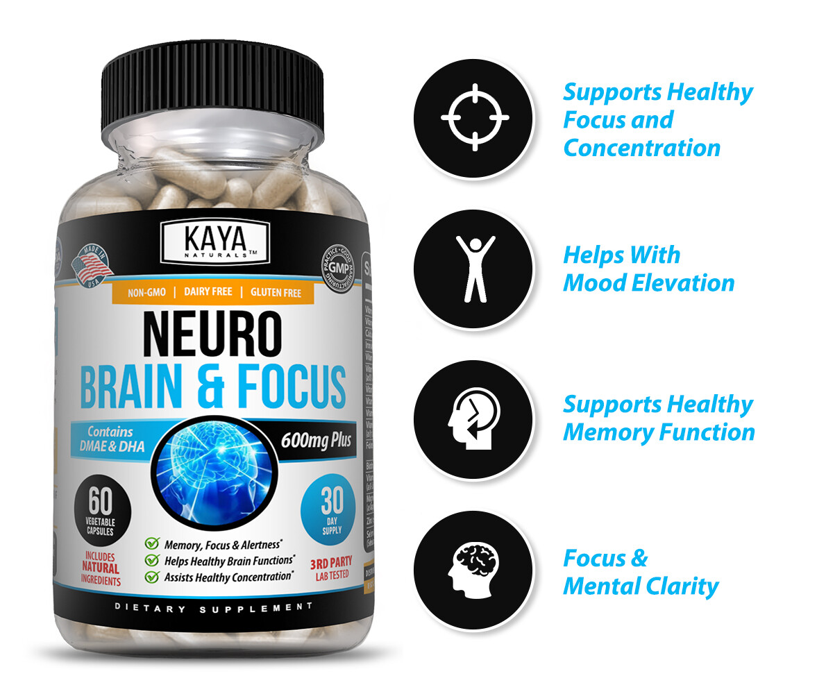 Brain Health & Memory Booster, Focus Function, Clarity Nootropic Supplement