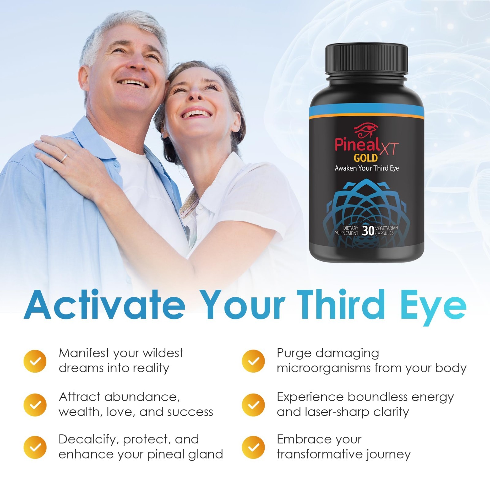 Pineal Gland Supplement for Third Eye Awakening | Natural Mind Clarity Booster