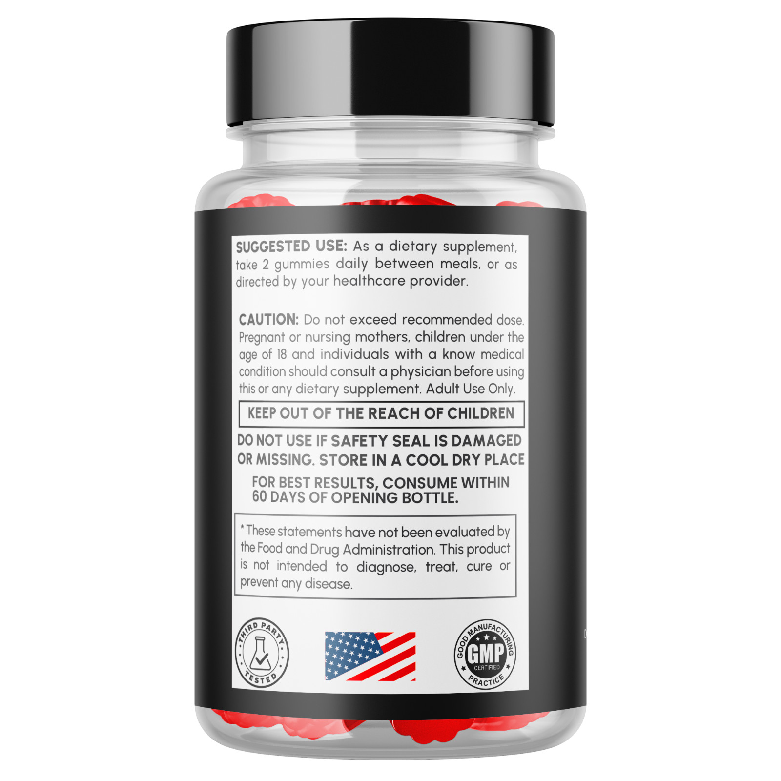 (1 Pack) Horse Boost Gummys Advanced Male Health Support HorseBoost 60 Gummies