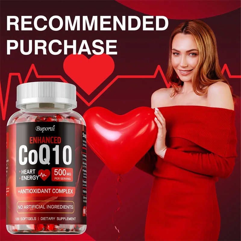 CoQ10 240pcs -Boost Energy Levels,Improve Blood Circulation,Support Heart Health
