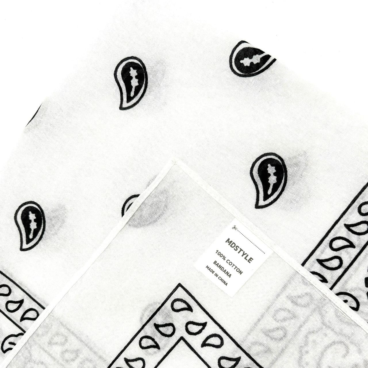 3 Pack Extra Large Bandanas 27” x 27” 100% Cotton for Men & Women Paisley Handke