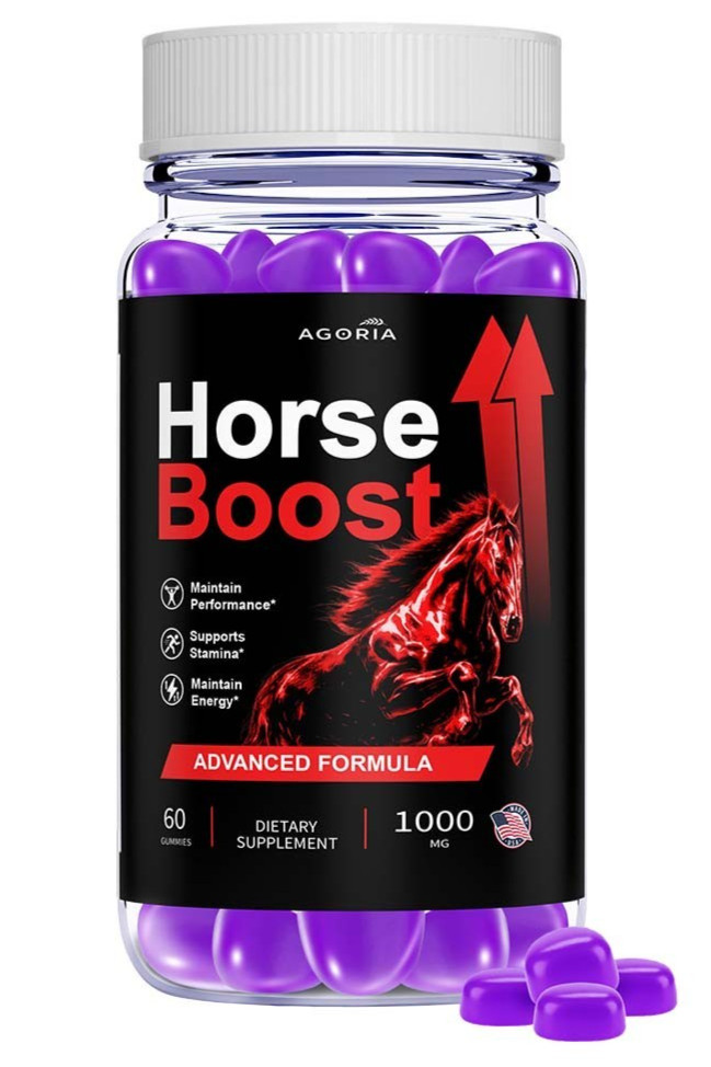 (1 Pack) Horse Boost Gummies Male Health Support Formula HorseBoost 60 Gummies
