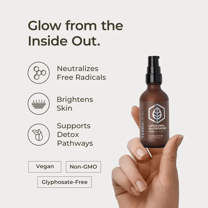 TERRAHEALTH Liposomal Glutathione Optimal Bioavailability Dietary Supplement