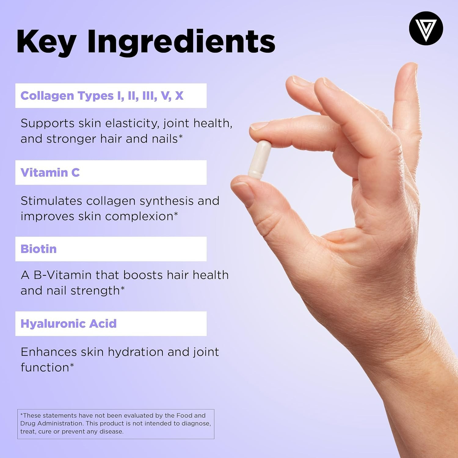 Vital Vitamins Multi Collagen Complex Plus – Advanced Beauty & Wellness – 150 CT