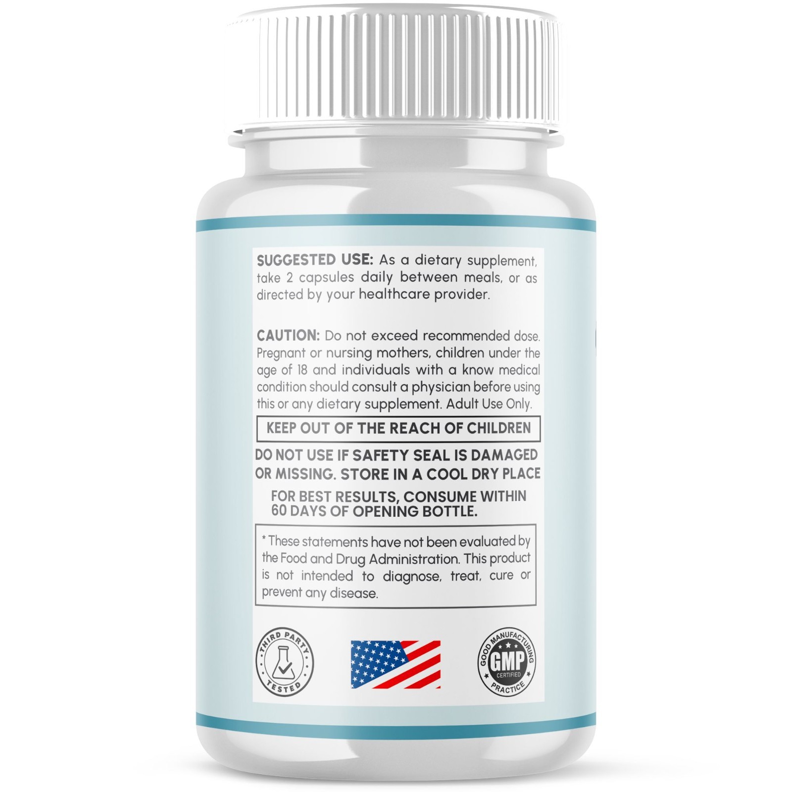 (1 Pack) Glucovex Advanced Blood Support Max Supplement Gluco Vex 60 Capsules