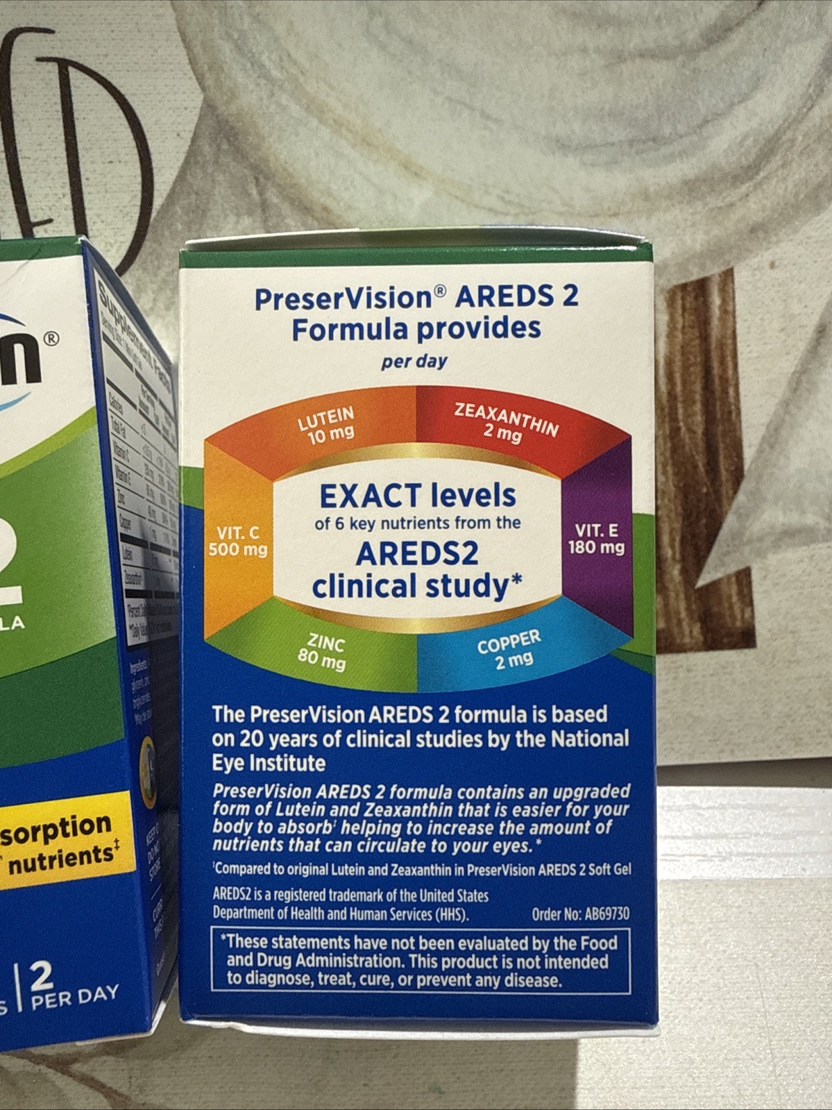 PreserVision Areds 2 – 30 Mini Soft Gels (2 Pack) Exp 09/26