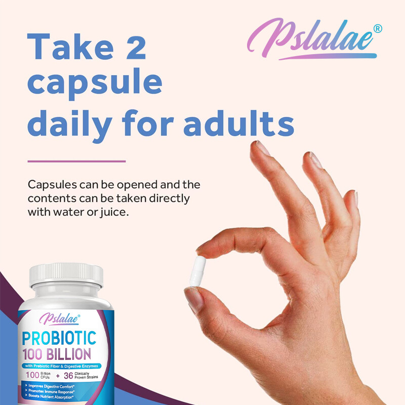 Probiotic 100 Billion – Gut Health, Relieve Gas and Bloating – with Prebiotic