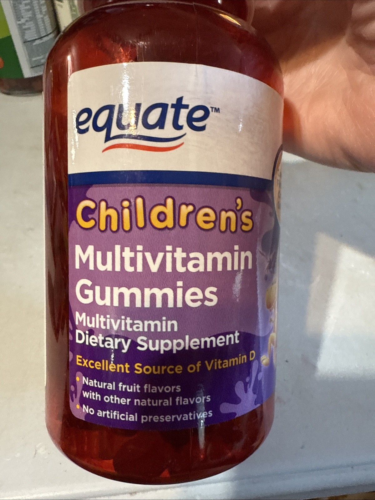 Equate Unisex Children’s Multivitamin Gummies Daily Dietary Suppl 180ct 12/26