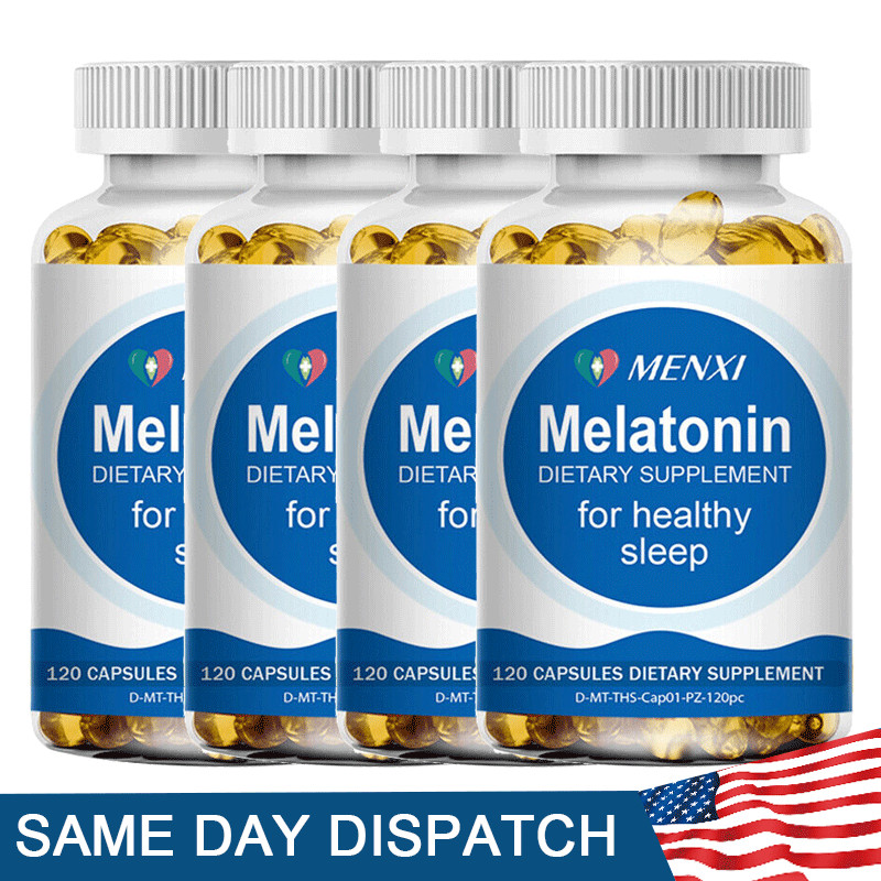 Melatonin,120/240/480Capsules, Sleep Health,Natural Supplement For Better Health