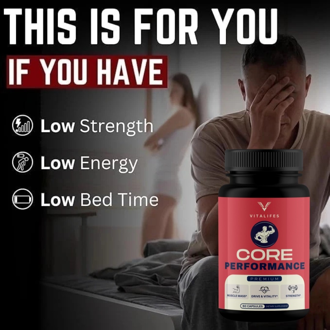 (5 pack) Core Performance Advanced Formula Stamina Support Booster 300 Capsules